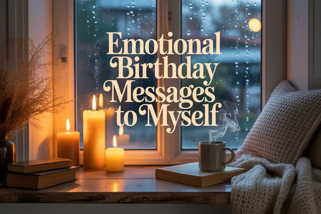 Emotional Birthday Messages to Myself