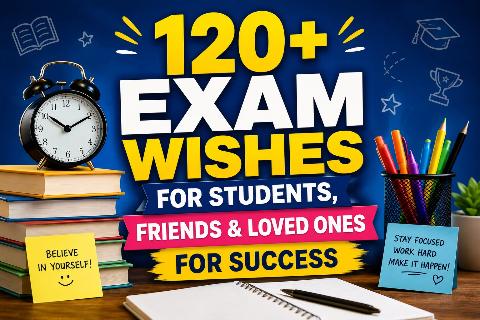 120+ Exam Wishes for Students, Friends & Loved Ones for Success