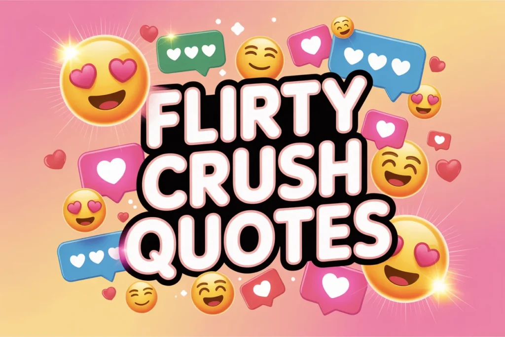 Flirty Crush Quotes to Make Them Smile
