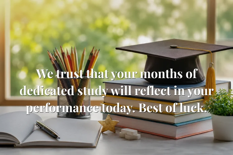 Formal Exam Wishes for Students