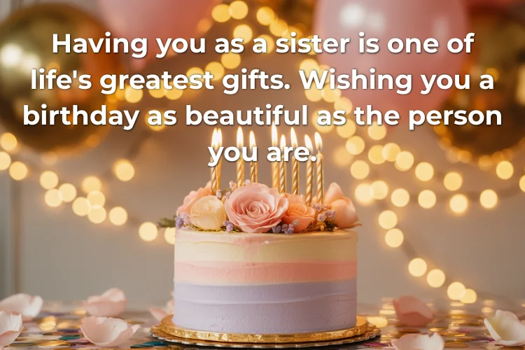 Heartfelt Birthday Wishes for Sister