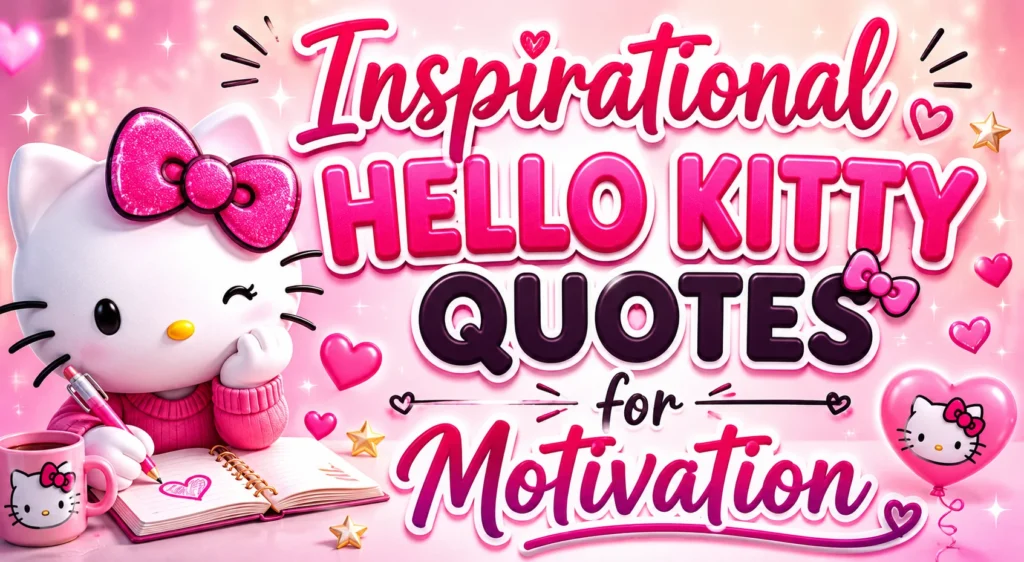 Inspirational Hello Kitty Quotes for Motivation