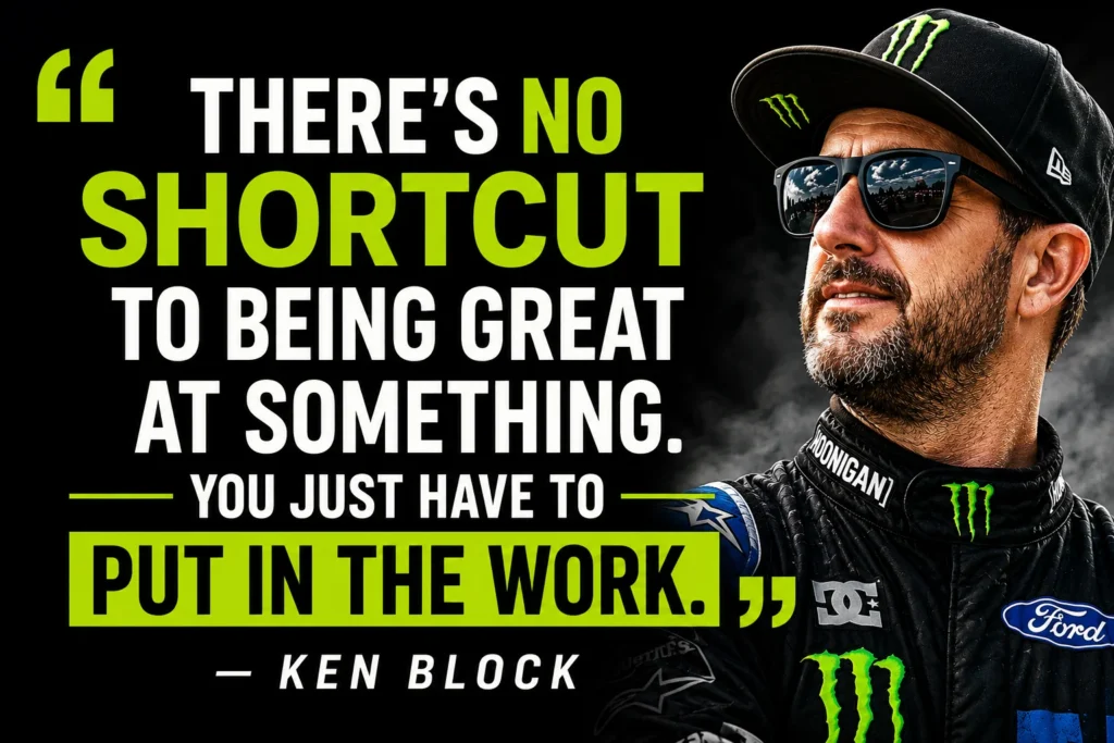 Ken Block Quotes on Motivation & Drive