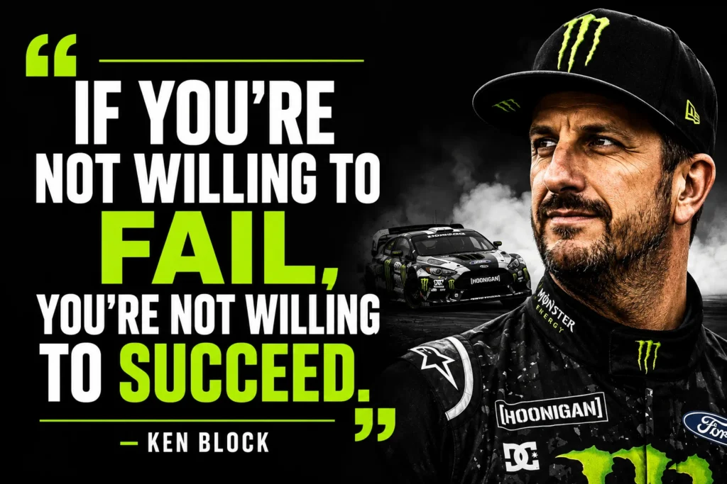 Ken Block Quotes on Risk-Taking & Courage