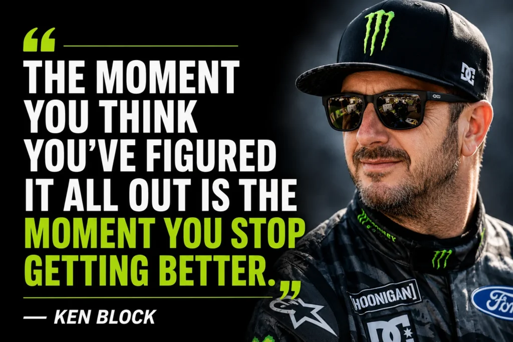 Ken Block Quotes on Self-Improvement & Growth