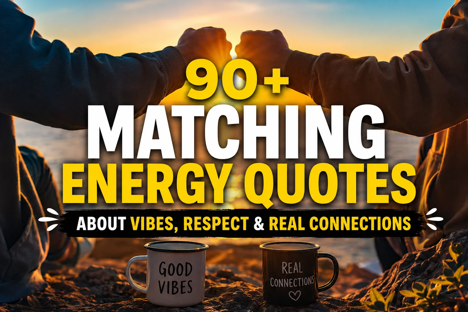 90+ Matching Energy Quotes About Vibes, Respect & Real Connections
