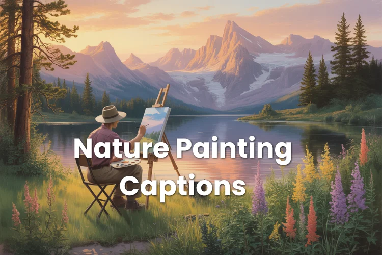 Nature Painting Captions