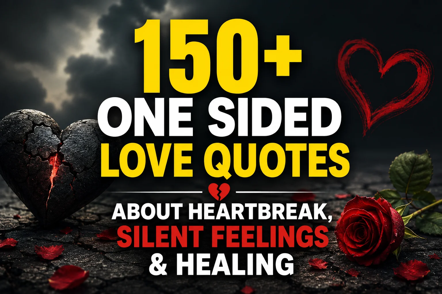 150+ One Sided Love Quotes About Heartbreak, Silent Feelings & Healing