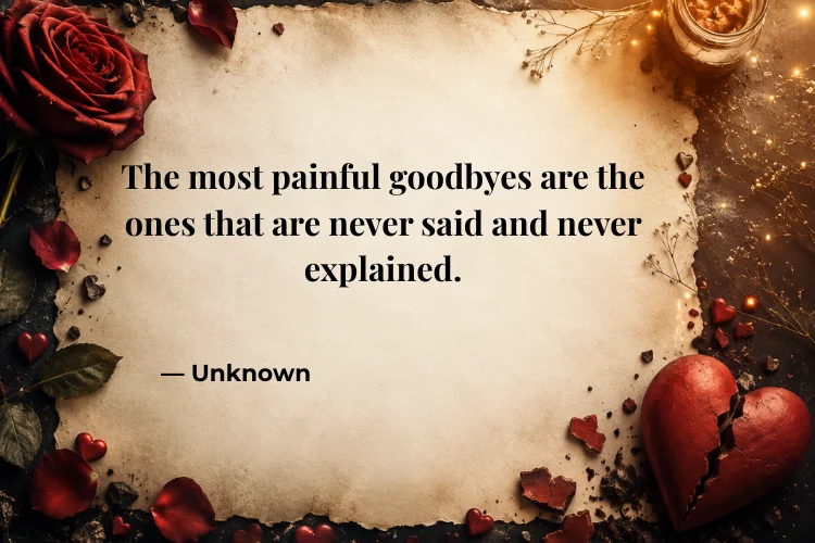 Painful One-Sided Love Quotes About Letting Go