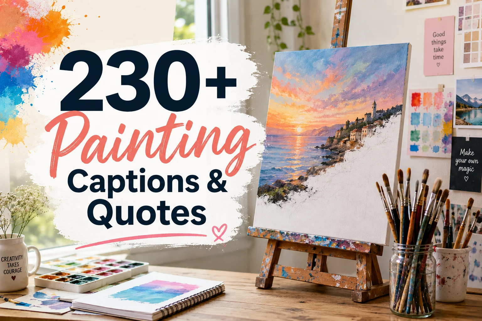 230+ Painting Captions & Quotes For Instagram, Artists & Art Lovers