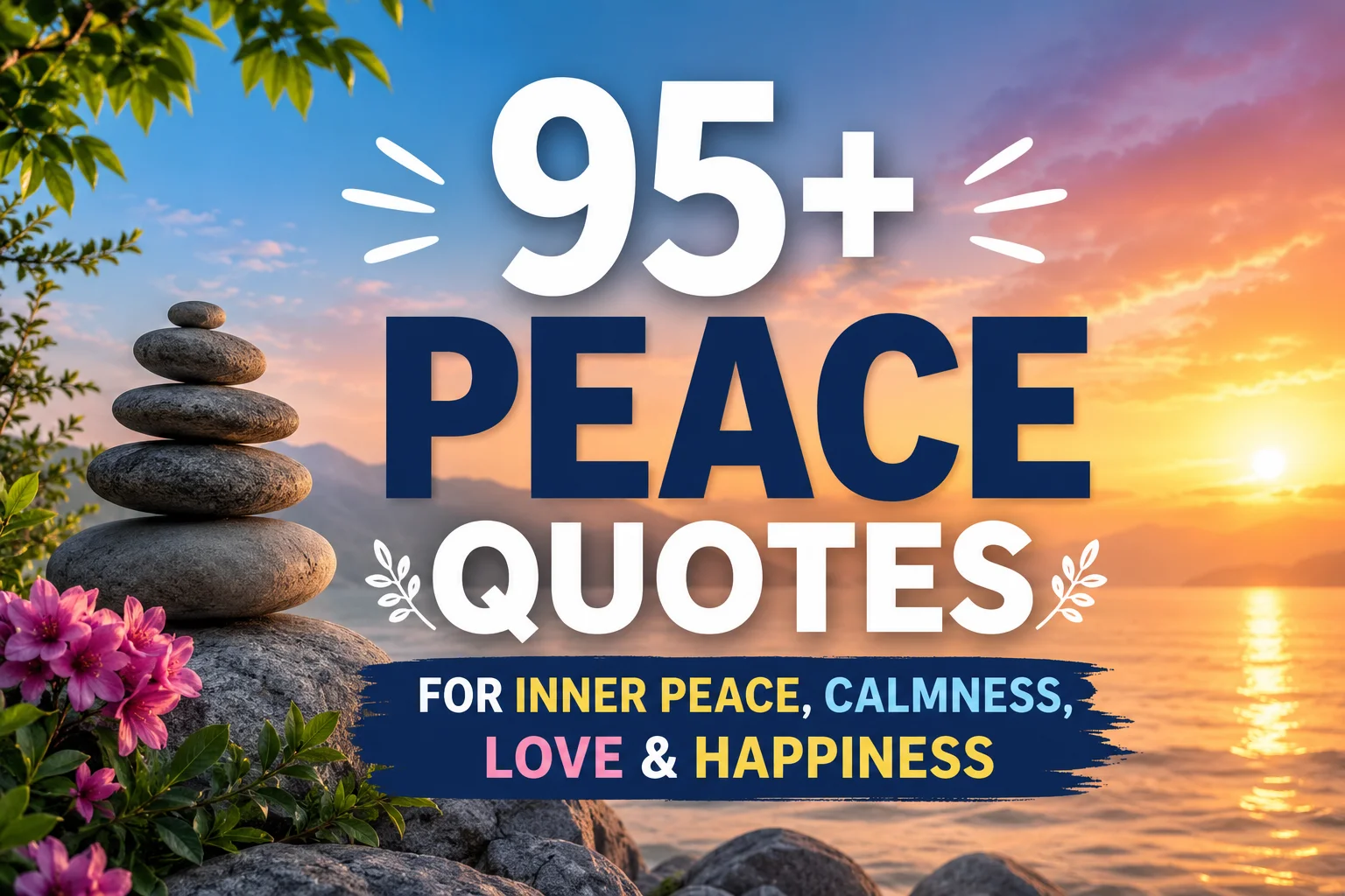 95+ Peace Quotes for Inner Peace, Calmness, Love & Happiness
