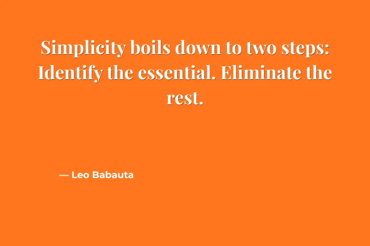 Quotes About Simplicity and Success