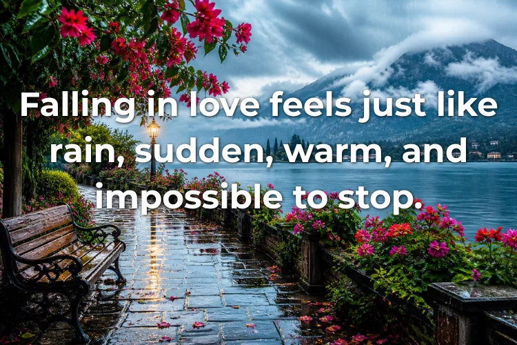 Romantic Rain Quotes About Love