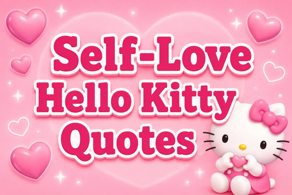 Self-Love Hello Kitty Quotes