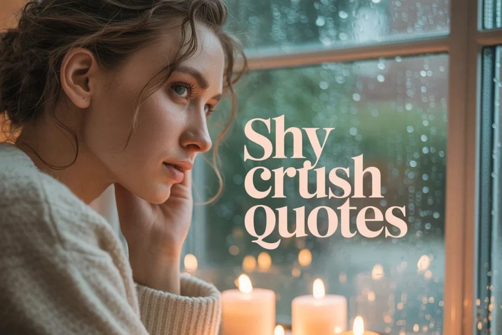 Shy Crush Quotes for Quiet Feelings