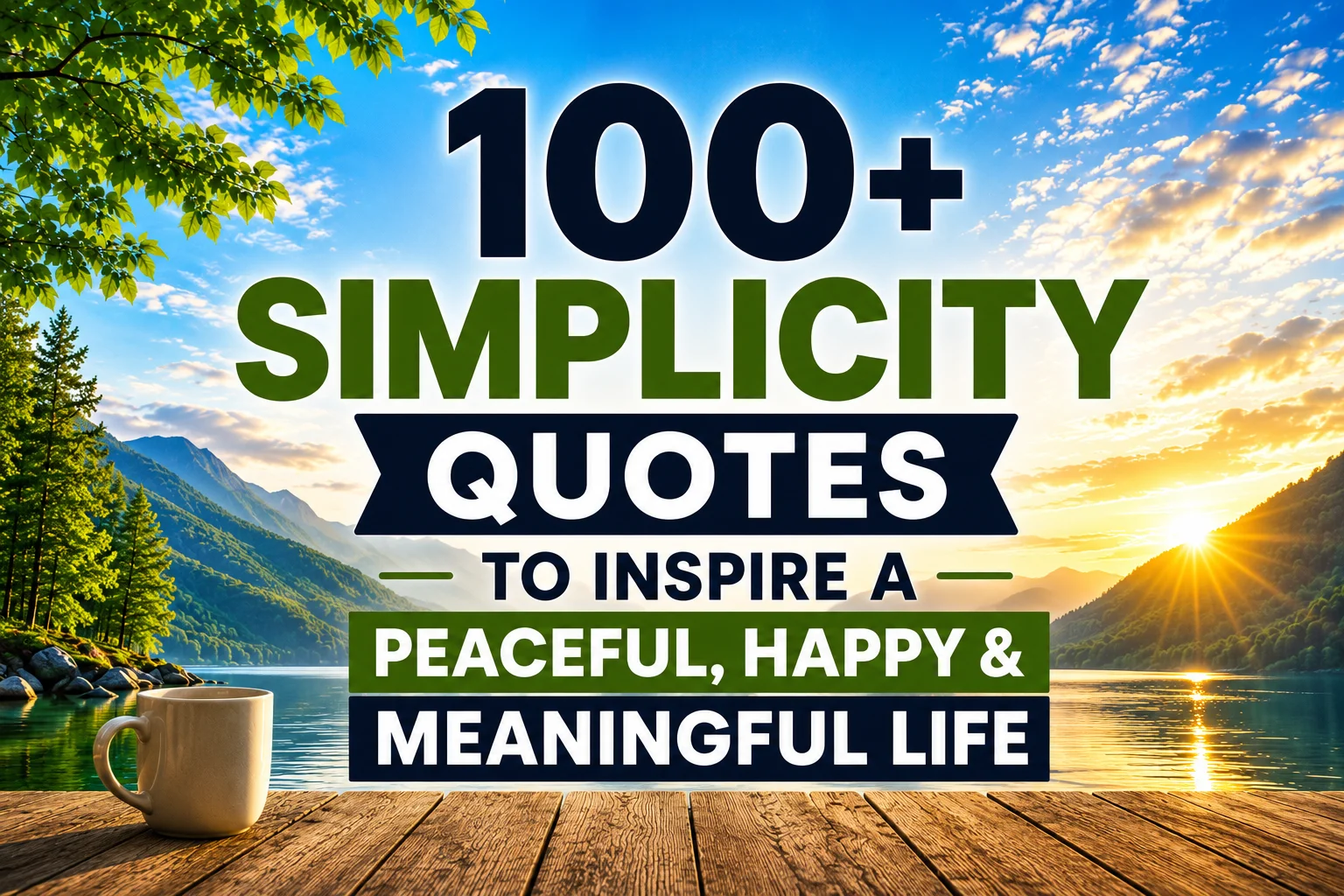 100+ Simplicity Quotes to Inspire a Peaceful, Happy & Meaningful Life