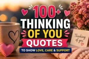 100+ Thinking of You Quotes to Show Love, Care & Support