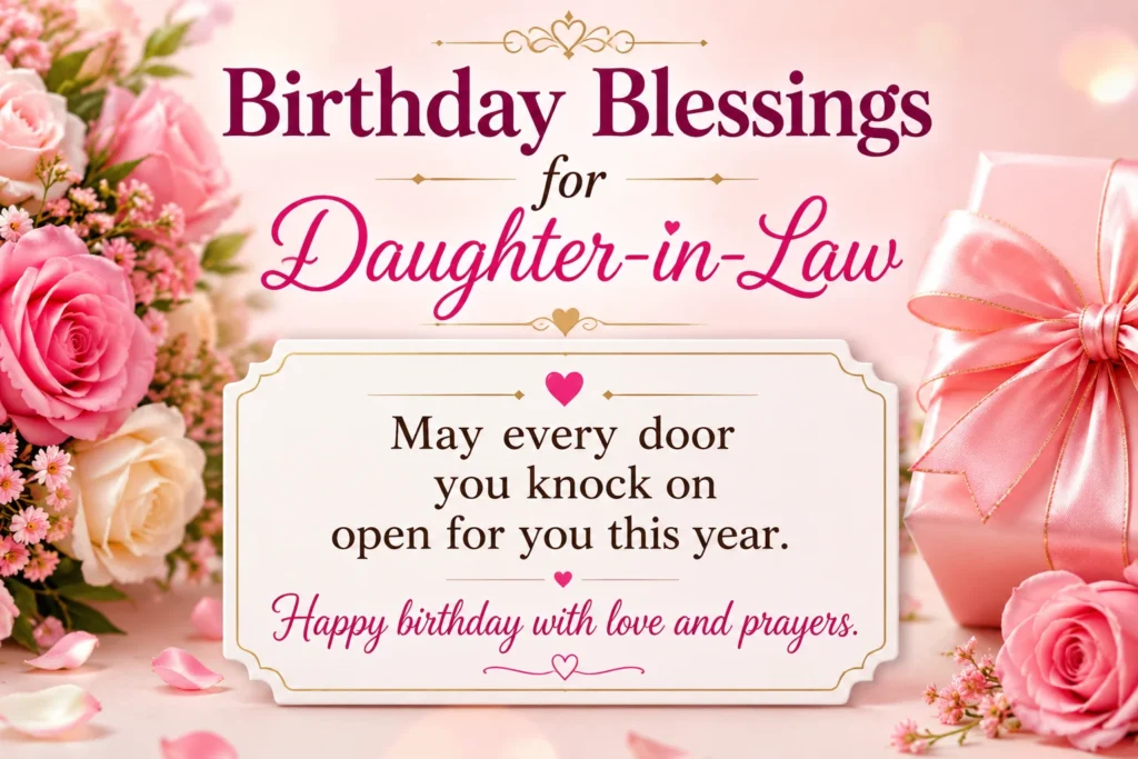 Birthday Blessings for Daughter-in-Law