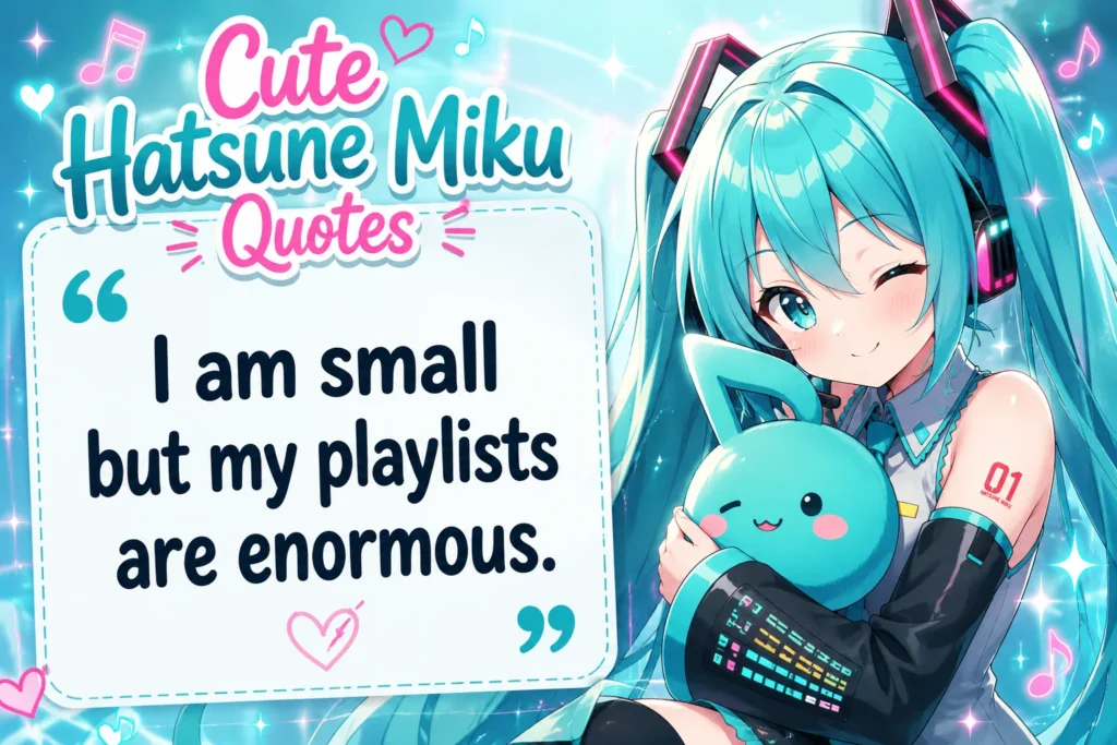 Cute Hatsune Miku Quotes