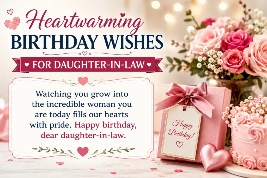 Heartwarming Birthday Wishes for Daughter-in-Law