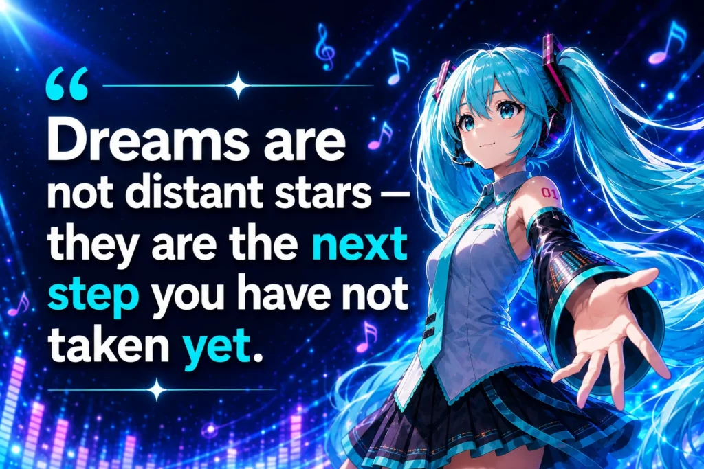 Inspirational Hatsune Miku Quotes